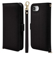 ラスタバナナ iPhone 17e ケース ハンドストラップ 手帳 BK ブラック 9431IP6EBHSBK