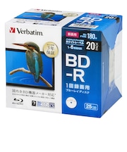 VERBATIMJAPAN 録画用BD-R(1-6倍速 25GB)20枚パック VBR130RP20D1B