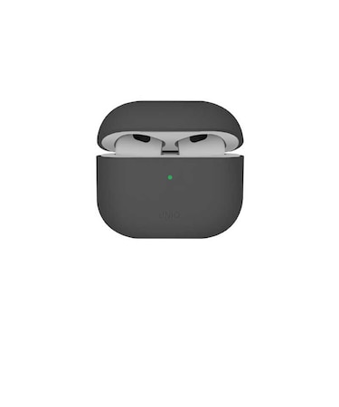 KENZAN　LINO AirPods 4 HYBRID LIQUID シリコンケース UNIQ GREY UNIQAP4LINOGY
