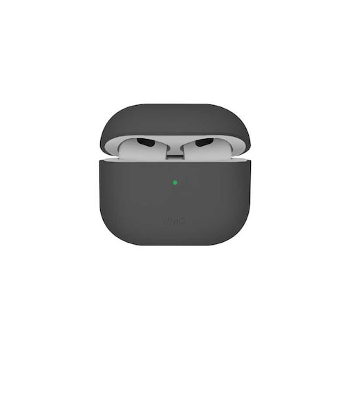 KENZAN　LINO AirPods 4 HYBRID LIQUID シリコンケース UNIQ GREY UNIQAP4LINOGY