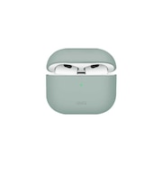 KENZAN LINO AirPods 4 HYBRID LIQUID シリコンケース UNIQ ICEPLANT GREEN UNIQAP4LINOGR