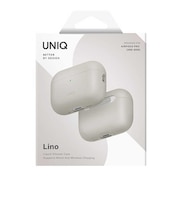 KENZAN　AirPodsPro3ケース UNIQ シリコンケース ハイブリッドリキッド LINO BEIGE IVORY BEIGE IVORY UNIQAIRPODSPRO3LINO
