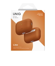 KENZAN　AirPodsPro3ケース UNIQ シリコンケース ハイブリッドリキッド LINO SUNSET ORANGE SUNSET ORANGE UNIQAIRPODSPRO3LINO