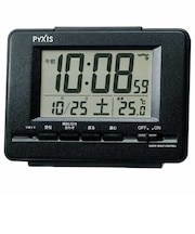 セイコー　電波目覚まし時計 DSTD/黒 NR535K