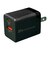 オズマ　PowerDelivery20W出力 AC-USB充電器 2Port（C&A） ブラック ACUC20PQBK