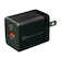 オズマ　PowerDelivery20W出力 AC-USB充電器 2Port（C&A） ブラック ACUC20PQBK