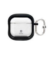 HAMEE　AirPods 4専用 iFace Reflection ポリカーボネートクリアケース ブラック AIRPODS4RFTBK