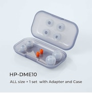 ラディウス スタンダードモデル ディープマウントイヤーピース (ケース付き:XS・S・M・L×各1セット) クリア HPDME10CL