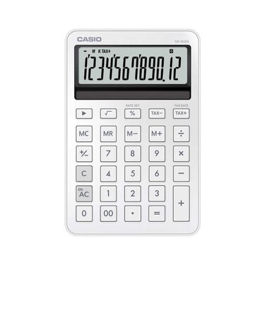 カシオ　デザイン電卓 ホワイト MSM200WEN