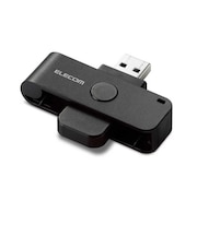 エレコム 接触型ICカードリーダーライター USB-A接続 ブラック MRICD102BK