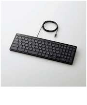 エレコム　ｷｰﾎﾞｰﾄﾞ 有線 ﾊﾟﾝﾀｸﾞﾗﾌ式 ｺﾝﾊﾟｸﾄ WWCB認証 ﾌﾞﾗｯｸ TKCB01UPKBK