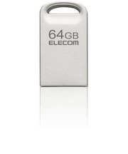 エレコム　USBﾒﾓﾘ USB3.2(Gen1)対応 超小型 64GB ｼﾙﾊﾞｰ MFSU3A064GSV