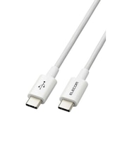 エレコム　USB-C ⇔ USB-Cケーブル [充電 /転送 /2.0m /PD60W /USB2.0] ホワイト MPACCYS20NWH