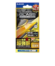 エレコム　iPhone 16 / 15 ガラスフィルム 高透明 超強靭 強化ガラス 表面硬度10H 指紋防止 飛散防止 貼り付けツール付 気泡防止 PMA23AFLGH