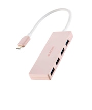 エレコム　USB-C → USB-A 変換ハブ ピンク U3HCH040XPN