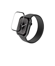 エレコム　アップルウォッチ ガラス フィルム 【 Apple Watch Series 11 / 10 [ 42mm ] 対応 】 全面保護 表面硬度10H 高透明 ゴリラ 指紋防止 飛散防止 気泡防止 ブラッ AW24BFLGOR