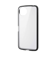 エレコム　AQUOS wish5 ( SH-52F ) ケース ハイブリッド カバー 衝撃吸収 軽量 薄型 カメラレンズ保護設計 ストラップホール付 ストラップホールシート付 TOUGH SLIM LITE ブ PMS251TSLFCBK