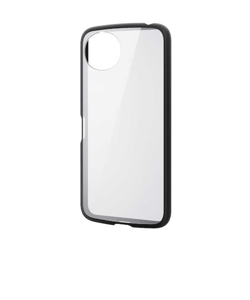 エレコム　AQUOS wish5 ( SH-52F ) ケース ハイブリッド カバー 衝撃吸収 軽量 薄型 カメラレンズ保護設計 ストラップホール付 ストラップホールシート付 TOUGH SLIM LITE ブ PMS251TSLFCBK