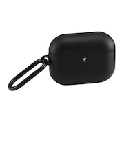 エレコム　AirPods Pro 3 ケース MagSafe対応 レザー調 TPU 耐衝撃 カラビナ付 落下防止 ブラック ブラック AVAAP07PLCBK
