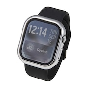エレコム　アップルウォッチ カバー Apple Watch Series 11 / 10 [ 42mm ] フルカバー ケース 強化ガラス 10H メタリック 耐衝撃PCフレーム 指紋防止 飛散防止 シルバー AW25BFCGPSV