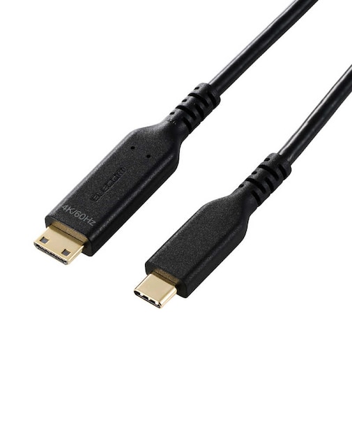 エレコム　USB-C ⇔ miniHDMI ケーブル [映像 /1.0m /4K] ブラック CACCMHDMI10BK