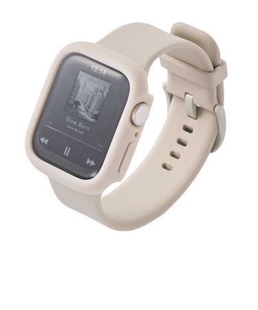 エレコム　アップルウォッチ カバー Apple Watch SE3 / SE2 / SE1 ( 第3 / 2 / 1世代) [ 40mm ] ケース 強化ガラス 10H 耐衝撃フレーム 指紋防止 飛散防止 TO AW25EFCTSLBE