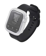エレコム　アップルウォッチ カバー Apple Watch SE3 / SE2 / SE1 ( 第3 / 2 / 1世代) [ 40mm ] ケース 強化ガラス 10H 耐衝撃フレーム 指紋防止 飛散防止 TO AW25EFCTSLCR