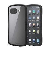 エレコム Google Pixel 10a ケース ハイブリッド カバー 衝撃吸収 ストラップホールシート付 Grippy ブラック PMP261GRPFCKBK