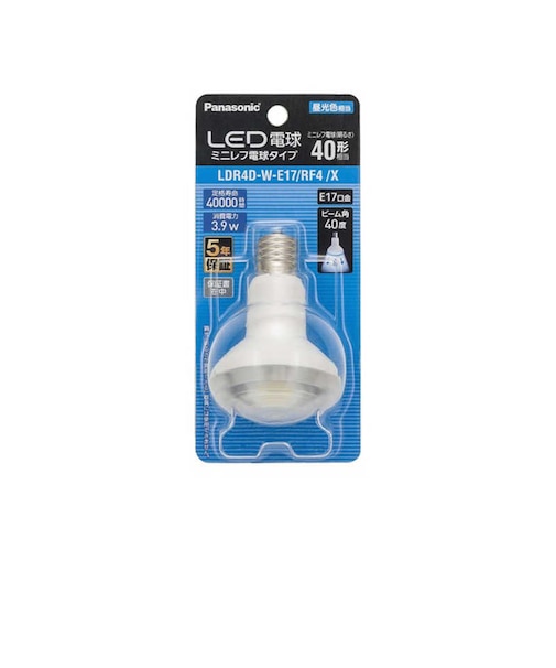 パナソニック　LED電球ミニレフ電球タイプ LDR4DWE17RF4X