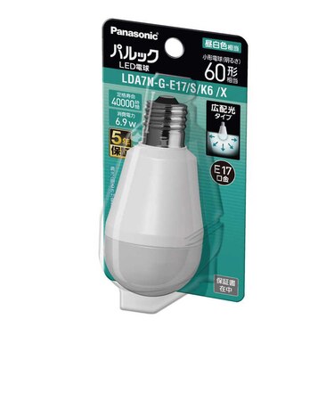 パナソニック　LED電球 ▼ LDA7NGE17SK6X