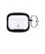 HAMEE　AirPods Pro 3対応 Reflection ポリカーボネートクリアケース ブラック AIRPODSPR3REFBK