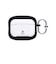 HAMEE　AirPods Pro 3対応 Reflection ポリカーボネートクリアケース ブラック AIRPODSPR3REFBK