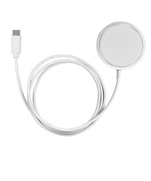 クオリティトラストジャパン　ﾏｸﾞﾈｯﾄ式ﾜｲﾔﾚｽ充電器 Type-Cｹｰﾌﾞﾙ 1m 15W ▼ｵｼｬﾚｷｬｯﾄ QXW0400WH