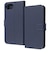 レイアウト　iPhone 17e / 16e 耐衝撃 マグネットベルト シンプル 手帳型レザーケース / ダークネイビー RTP50ELC1DN