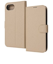 レイアウト　iPhone17e/16e 耐衝撃 マグネットベルト シンプル 手帳型レザーケース / シャイニーベージュ RTP50ELC1BE