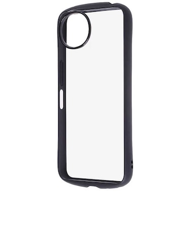 レイアウト　AQUOS wish5  Puffull 耐衝撃 バンパー ハイブリッドケース ブラック RTAQL3CMD1B