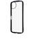 レイアウト　AQUOS wish5  Puffull 耐衝撃 バンパー ハイブリッドケース ブラック RTAQL3CMD1B
