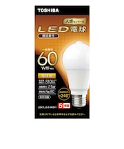 東芝　LED電球 (人感センサー付き) ［電球色 /1個］ LDA7LDGM60V1