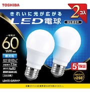 東芝　電球型LED ▼ LDA7DG60V1P