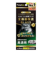 トリニティ　iPhone 16（6.1インチ） ケースとの相性抜群 ゴリラガラス 高透明 画面保護強化ガラス TRIP24M2GLSGOCC