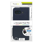トリニティ　Google Pixel 9a ［FlipNote］ 耐衝撃フリップノートケース ネイビー TRPX259AFNSHNV