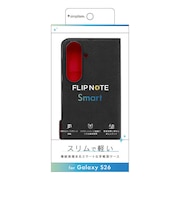 トリニティ　Galaxy S26 [Smart FlipNote] 薄型スマートフリップノートケース ブラック ブラック TRGA26SFNSLBK