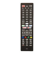 ORIGINALBASIC ネット動画ボタン搭載テレビリモコン シャープアクオス対応 ★シャープ用 OBAVR1TVB01SH