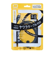 ビックアイデア　USB-C ⇔ USB-Cケーブル [充電 /転送 /2.0m /PD100W /480Mbps] ブラック BITUC100S1CC200K