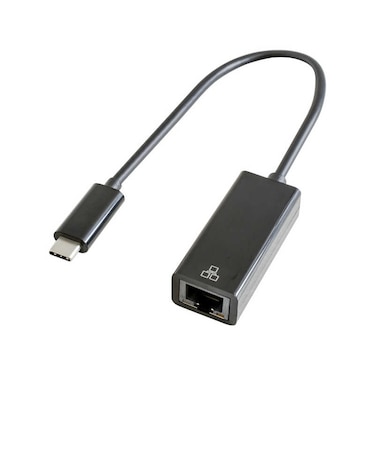 GOPPA　LAN変換アダプタ [USB-C オス→メス LAN] ブラック GPCR45GHB