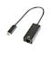 GOPPA　LAN変換アダプタ [USB-C オス→メス LAN] ブラック GPCR45GHB