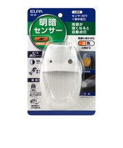 ELPA　LEDセンサー付ライト ホワイト TDH300