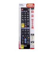 ELPA　テレビリモコン 日立用 ブラック RCTV019HI