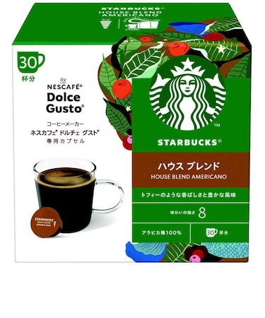 ネスレ日本　ネスカフェ ドルチェグスト 専用カプセル スターバックス ハウスブレンド（30杯用） DGSH3001