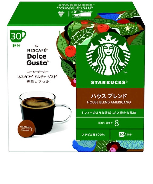 ネスレ日本　ネスカフェ ドルチェグスト 専用カプセル スターバックス ハウスブレンド（30杯用） DGSH3001